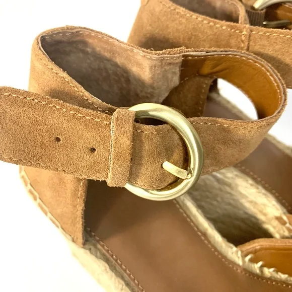 Marc Fisher Tan Wedge Sandals - Picture 5 of 11